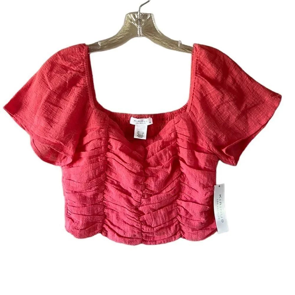 NEW Kirious Coral Crop Top